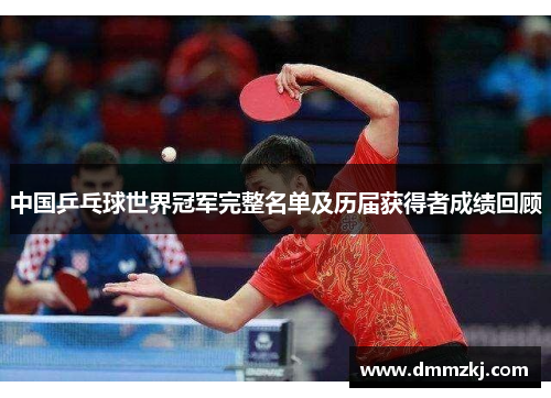 中国乒乓球世界冠军完整名单及历届获得者成绩回顾